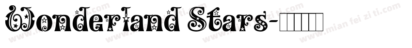 Wonderland Stars字体转换